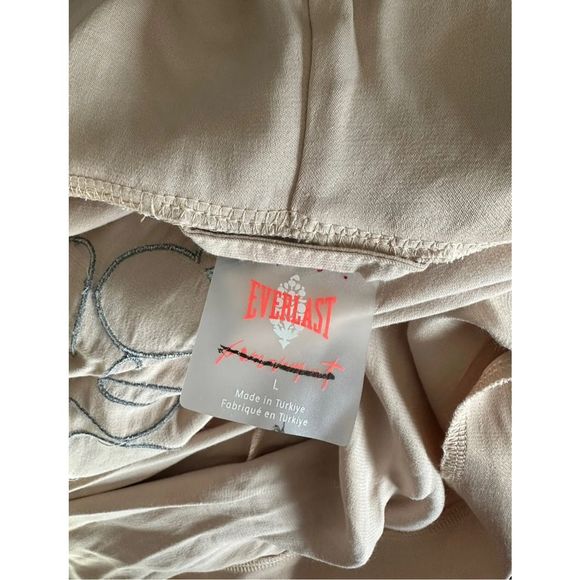 New Free People Movement X EVERLAST Satin Robe sz L - Picture 5 of 7